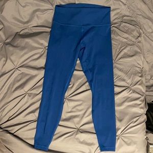 Blue Lululemon leggings in perfect condition!